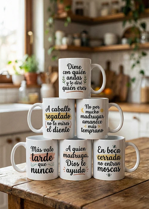 tazas de regalo por sublimación